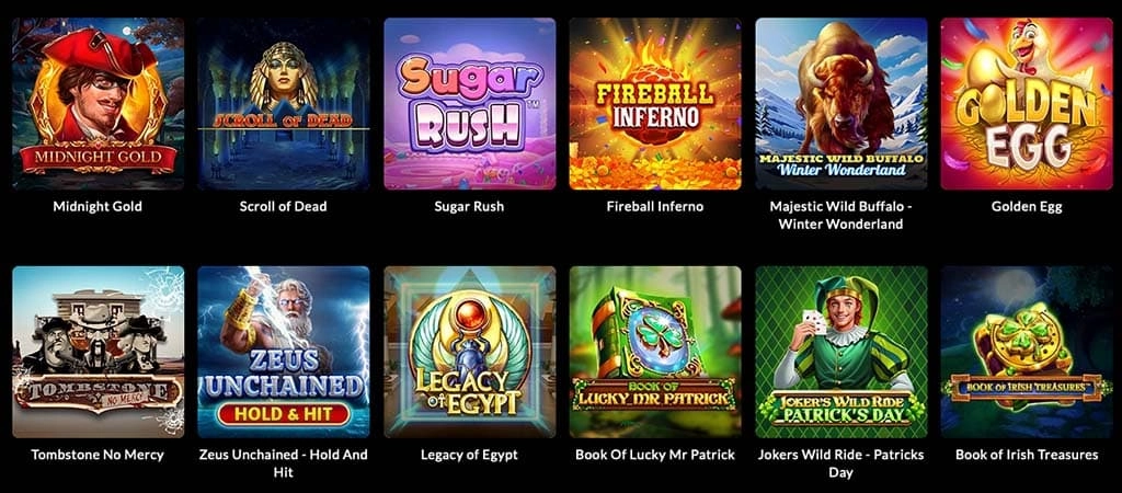 Kategorie gier w Luckera Casino kod promocyjny